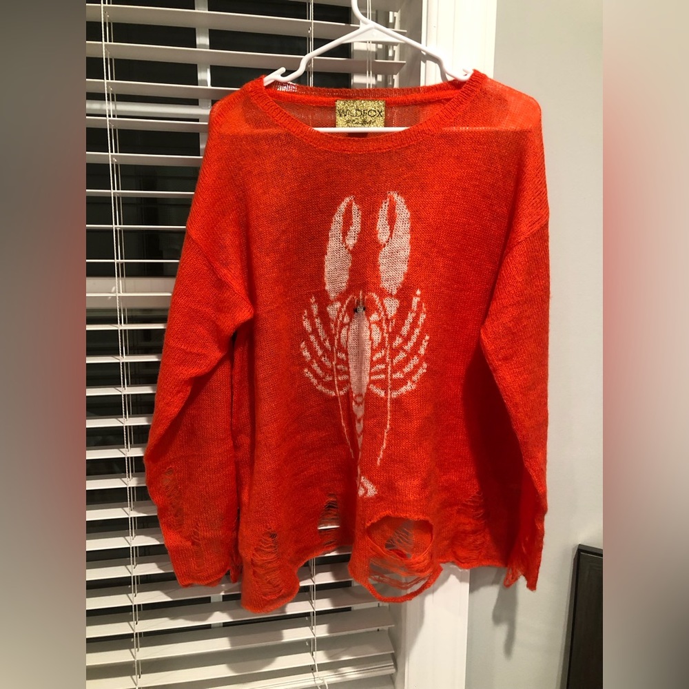Wildfox Lobster Lennon Sweater